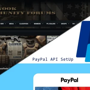 Paypal API Setup - For GunNook Classifieds.